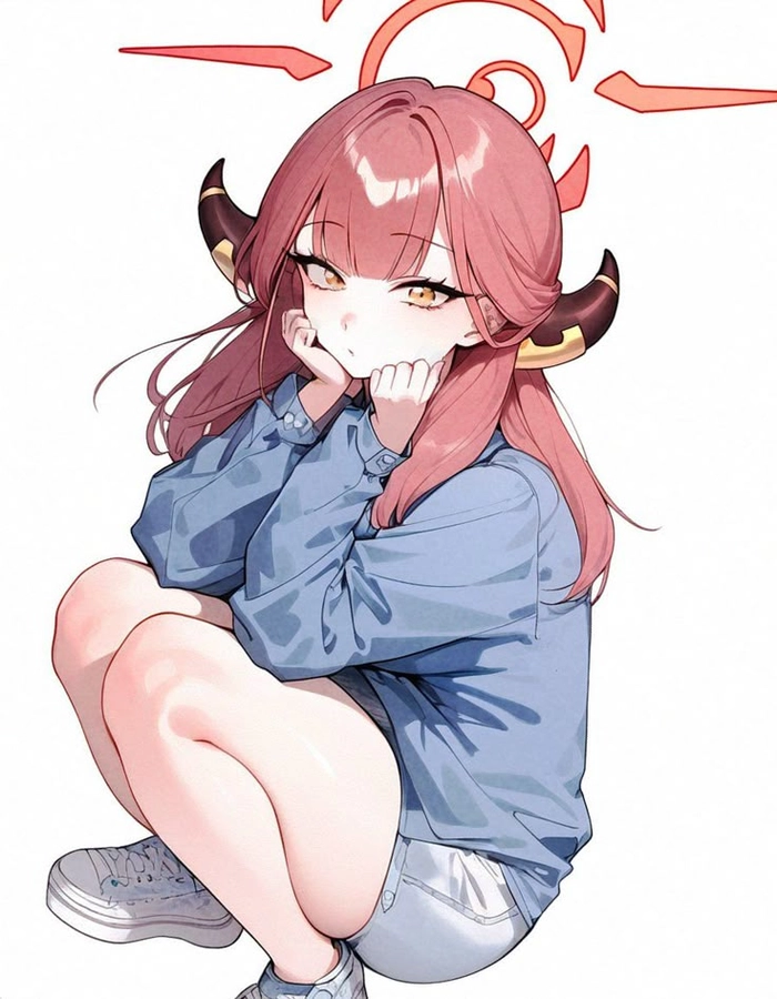 Wallpaper anime Blue Archive Aru dễ nhìn